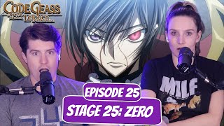 ZERO REVEALED  Code Geass Newlyweds Reaction  Ep 25 “Stage 25 Zero” [upl. by Valry]