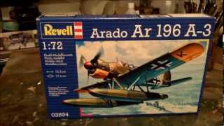 Kit Review Revell Arado Ar 196 A3 in 172 scale [upl. by Netsrejk558]