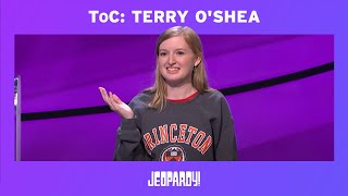 2014 Tournament of Champions Terry OShea  JEOPARDY [upl. by Lowis261]