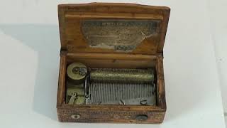 1870 Cuendet musical snuff box [upl. by Thain]