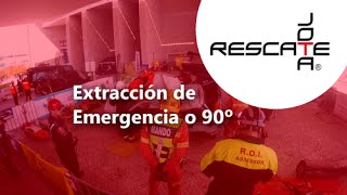 Extracción 90 grados  90 degrees extrication  Rescate JOTA [upl. by Icnarf783]