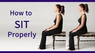 Posture Coach Shows How to Sit Properly [upl. by Vento]