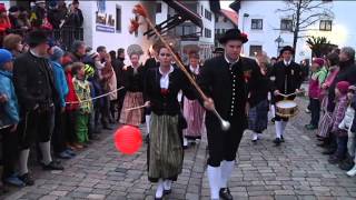 Brauchtum statt Fasching Oberstaufen gedenkt am Fasnatziestag an die Opfer der Pest [upl. by Ringsmuth]