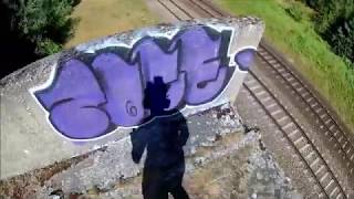 RAW THROW UP Graffiti  Zote 2018 [upl. by Ydnahs]