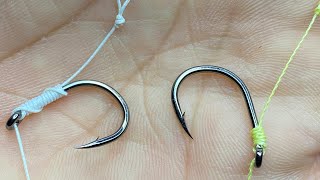 El aparejo de pesca de carpas MÁS FÁCIL de atar  Carp rig  Como hacer el hair Rigs para carpa [upl. by Goldner361]