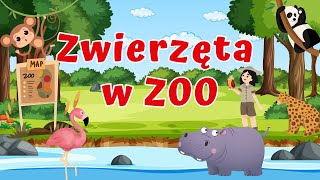 Zwierzęta dla Dzieci  Zwierzęta w ZOO  Odgłosy Zwierząt  Bajka Edukacyjna po Polsku [upl. by Christabella]