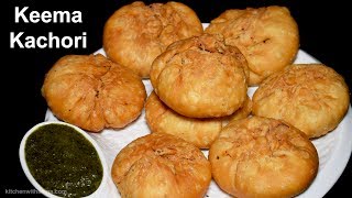 Keema Kachori Recipe  Khasta Keema Chicken Kachori  Special Ramadan Recipe [upl. by Ddart482]