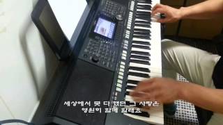 전자올겐 키보드 천상재회 Yamaha PSRS950 [upl. by Ramed]