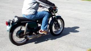 1974 Ducati 450 MK3  running and driving [upl. by Ainattirb]