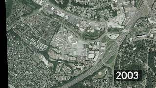 Shirlington Arlington County VA – Aerial Time Lapse  2018 [upl. by Grannia]