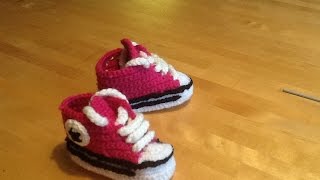 Virkkaa Converse lenkkarit  Osa 3 Kengän kieli ohje Suomeksi  osa 34 [upl. by Lilac]