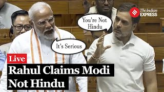 Parliament Session Ruckus Over Rahul Gandhis Speech PM Modi Attacks Rahul  Lok Sabha [upl. by Runkle]