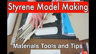 Styrene Tutorial Guide basic intro plastic model making modeling tips and tricks Part 1 [upl. by Ariayek682]