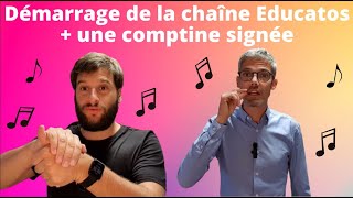 Présentation chaîne Educatos  Comptine la famille tortue signée en Makaton [upl. by Nama]