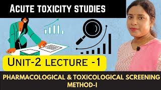 Acute Toxicity Studies  Oral Acute Toxicity 425  Guideline OECD [upl. by Speroni306]