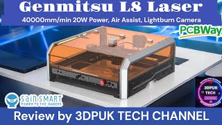 Sainsmart Genmitsu L8 40000mm 20w laser review [upl. by Arraes132]