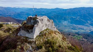 Escursione al romitorio di S Bartolomeo e alla torre del Bargiglio Cune 4K [upl. by Cheri]