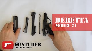 Beretta Model 71 M71 22LR  How to Disassembly and Reassembly Field Strip [upl. by Krenn]