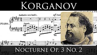 Genary Korganov  Nocturne Op 3 No 2 Sheet music [upl. by Eeltrebor188]