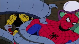 Sinister Six unmask Spiderman  Spiderman TAS  Season 2 Episode 2 [upl. by Eeldarb686]