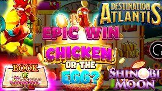 NEW Saturday Slot Session with Lucky Devil 🎰💥🐔🥚 [upl. by Akinoj]