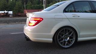 Mercedes C63 W204 Agency Power Headers with Meisterschaft Exhaust [upl. by Yttik454]