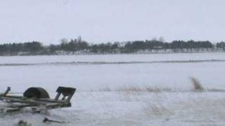 Detonation of explosives on Ice Jam in Bismarck North Dakota [upl. by Inaj]