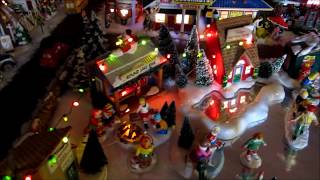 Grandma Hs Amazing Department 56 Christmas Village 2011 [upl. by Ayhay567]