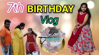 మా పాప 7వ పుట్టినరోజు ఇలా జరిగింది🎂🎉🥳  Birthday Vlog  Madduluri Vlogs [upl. by Oirasor]