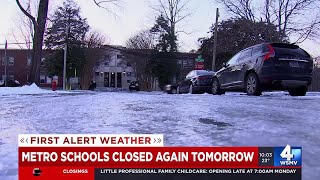 Metro Schools closed again tomorrow [upl. by Monahan]