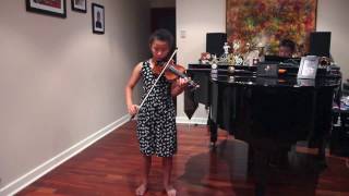 Czardas Csardas  Vittorio Monti Violin played by 10 year old Perth Western Australia [upl. by Elleneg230]