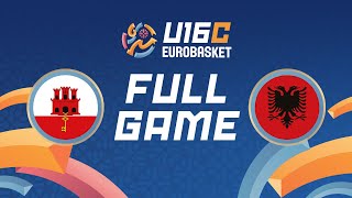 Group Phase  Gibraltar v Albania  Full Basketball Game  FIBA U16 Womens EuroBasket 2024 Div C [upl. by Yennor139]