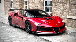 FIRST Ferrari SF90 XX Arrives in London [upl. by Opiuuk414]