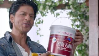 Nerolac TVC EID Specialfeat Shah Rukh Khan  Decorative Painting with Eco and Excel Total [upl. by Derby68]