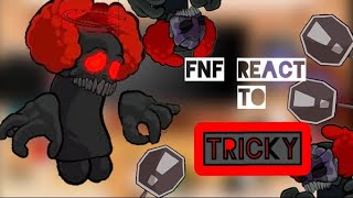 Fnf reacciona a Tricky fase 4 Gacha club resubido [upl. by Leunamne424]