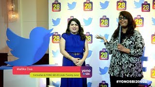 Mallika Dua at YONO SBI 20 Under Twenty [upl. by Otir]