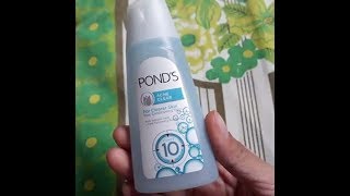 FAST REVIEW Ponds Acne Clear Toner [upl. by Ahsekam]