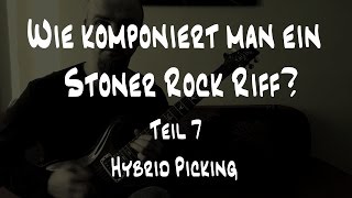 Stoner Rock Guitar Lesson  Wie komponiert man ein Stoner Rock Riff Teil 7 [upl. by Hedwiga]