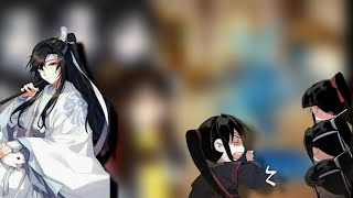 MDZS Lan juniors  jinling react to lan sizhui ayuan Wangxian family part 11 Lazy edit🦦 [upl. by Dlopoel]