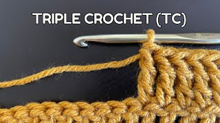 Front Post Double Treble Crochet Technique [upl. by Crane]