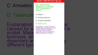 Protista MCQs  Daily Biology MCQs  Test Your Knowledge [upl. by Niamart]