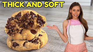 The Best Thick NYC Cookies Recipe Tutorial Levain Bakery Style [upl. by Rawdon]