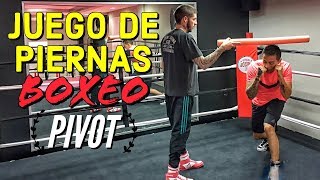 Mejora Tu JUEGO DE PIERNAS en Boxeo Paso a Paso PIVOT  2019 [upl. by Sucramej]