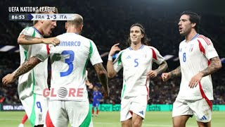 Francia  Italia 13 Highlights  France  Italie Résumé  France v Italy  UEFA Nations League 2024 [upl. by Ahsemit]