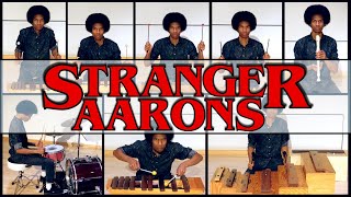 quotStranger Thingsquot Main Theme on Orff Xylophones Drumset amp Recorder by Aaron Grooves [upl. by Ehlke]