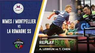 LEBRUN Alexis vs CHEN Tianyuan  NimesMontpellier vs La Romagne SS   PRO A [upl. by Madonna]