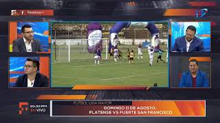 🚨 ¡ESTAMOS EN VIVO EN FANÁTICOS PLUS 🏟️🔥 [upl. by Esmerolda276]