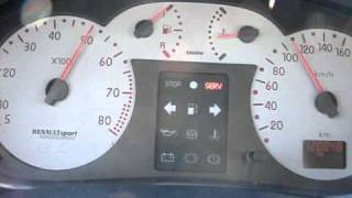 TEST Przyspieszenie  Renault Clio Sport 20 16v 169KM 0140 Kmh [upl. by Navap]