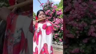 একবার বিদায় দে মা । Ekbar Biday De Ma  Flute Cover  Bansuri  Dasatobodhok Gaan shorts [upl. by Eyram294]