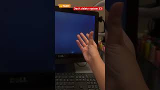 Deleting system32 ￼ [upl. by Aylatan]